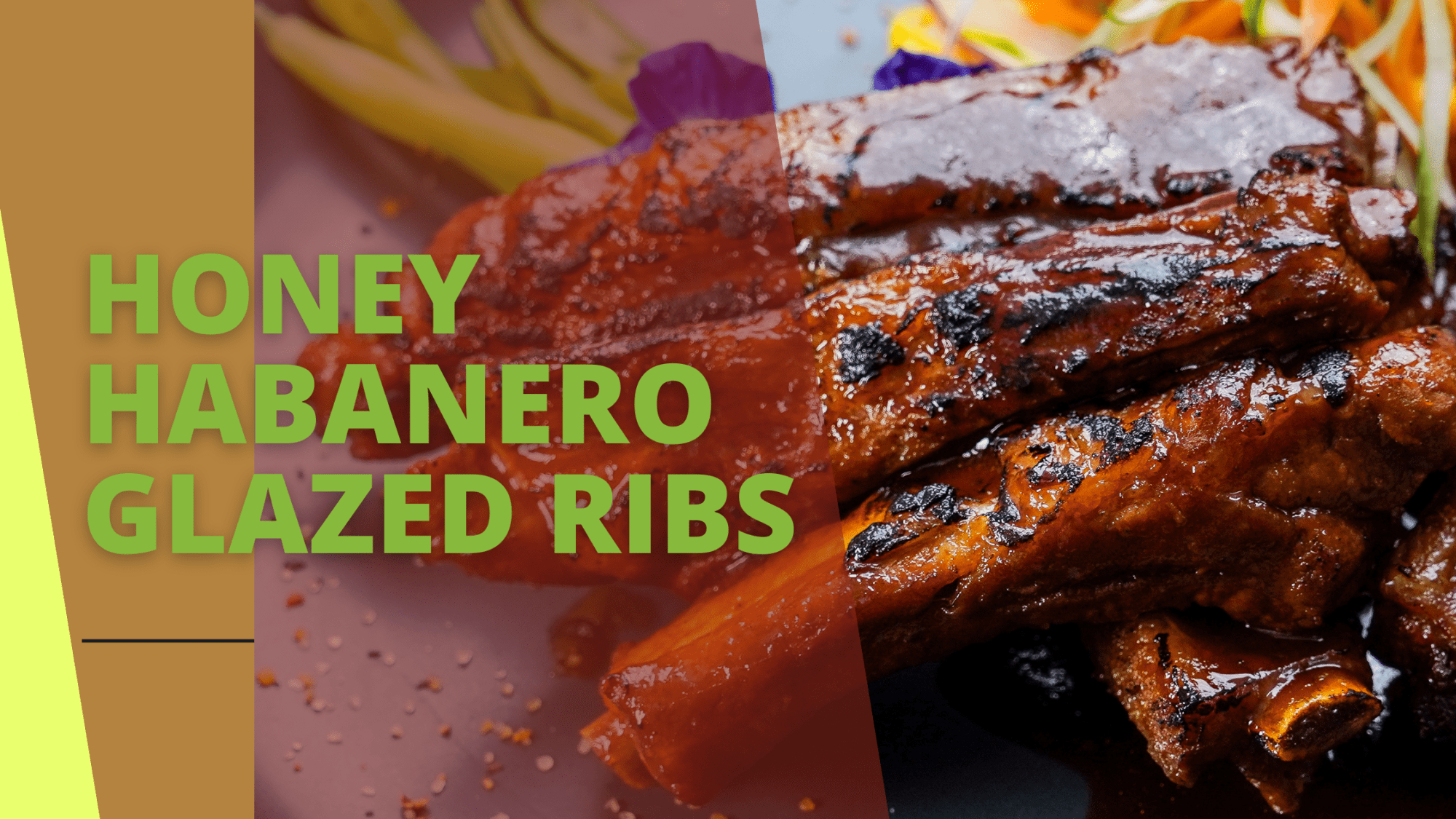 honey habanero glazed ribs