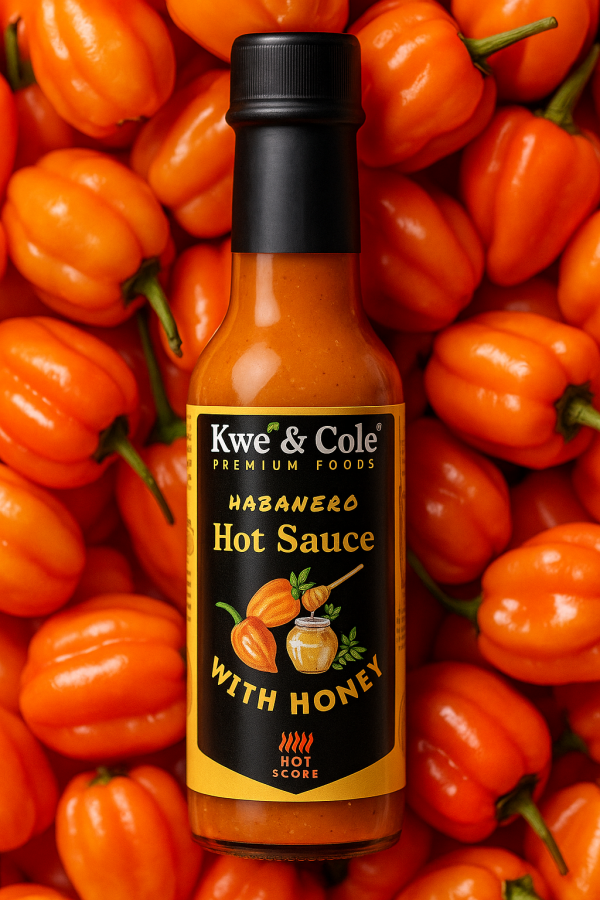 Kwe & Cole Habanero Bundle - 3 Pack Hot Sauce 🔥- Mango Pineapple Habanero, Hot Honey, Habanero with Honey - Image 3
