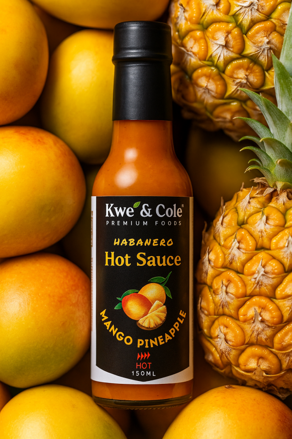 Kwe & Cole Habanero Bundle - 3 Pack Hot Sauce 🔥- Mango Pineapple Habanero, Hot Honey, Habanero with Honey - Image 2
